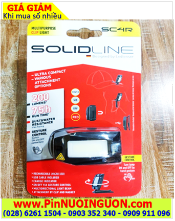 Solidline SC4R, Đèn pin đội đầu siêu sáng LEDLENSER Solidline SC4R chính hãng